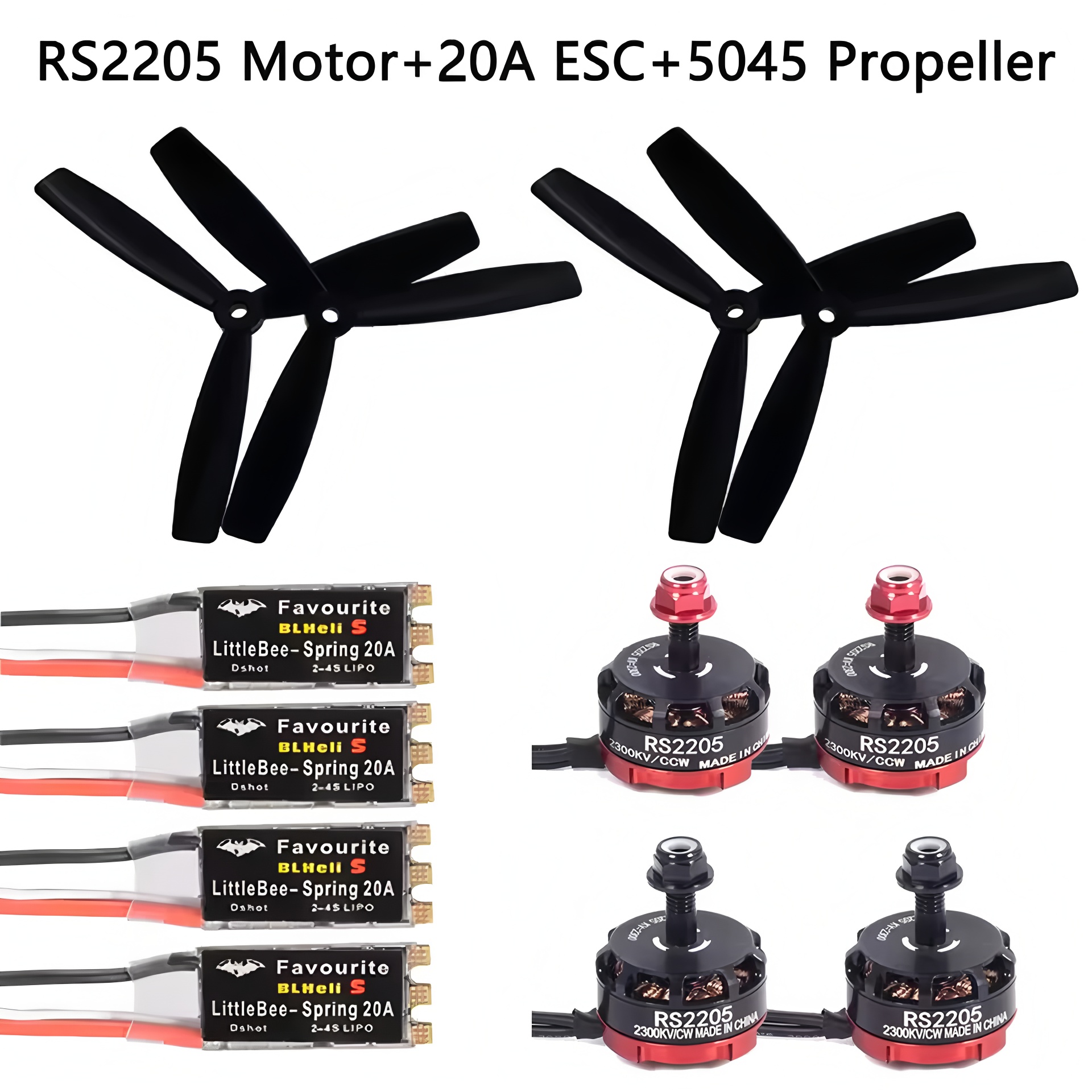Drone Racing Esc - FPV RS2205 2300KV CW CCW Brushless