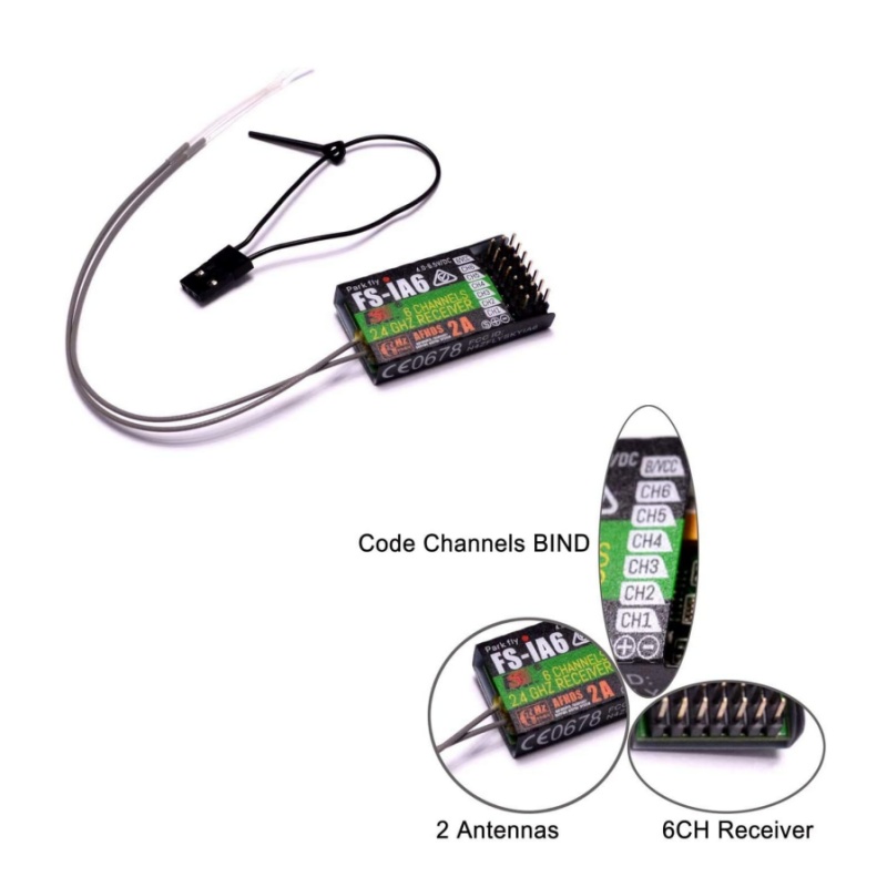 Flysky FS-IA6 Receiver 6CH Dua - Drone Racing Battery บทวิจารณ์และราคา
