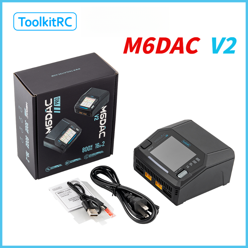 ToolkitRC M6DAC V2 RC Car 7.4v - Drone Racing Charger บทวิจารณ์และราคา