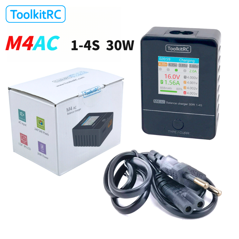 ToolkitRC M4AC 1-4S Lipo LiHV  - Drone Racing Charger บทวิจารณ์และราคา