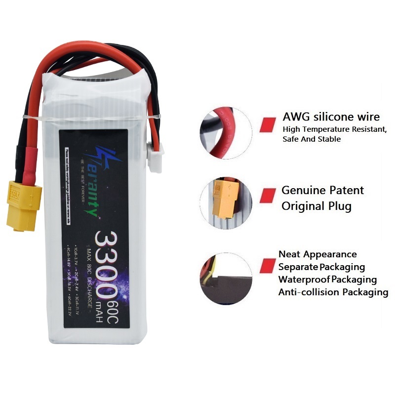 LiPo Rechargeable Battery 4S 3 - Drone Racing Battery บทวิจารณ์และราคา
