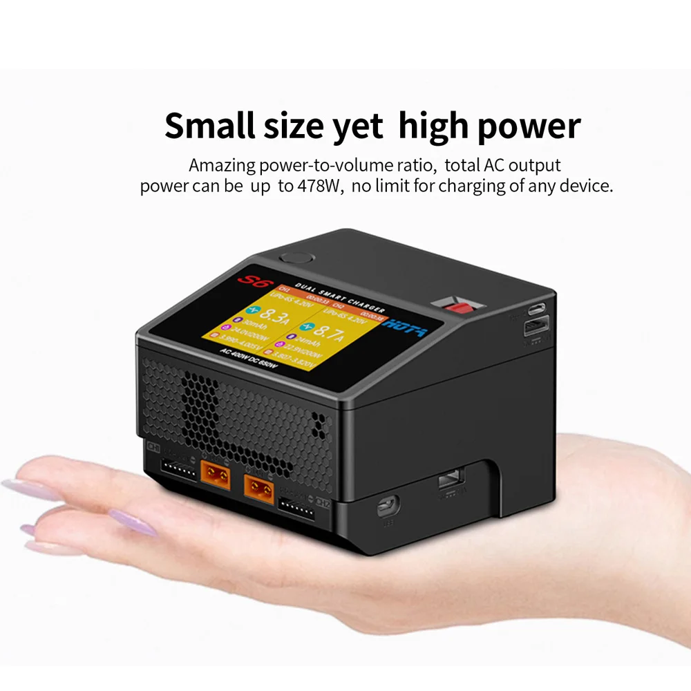 SkyCityFPV  HOTA S6 AC 400W 15 - Drone Racing Charger บทวิจารณ์และราคา