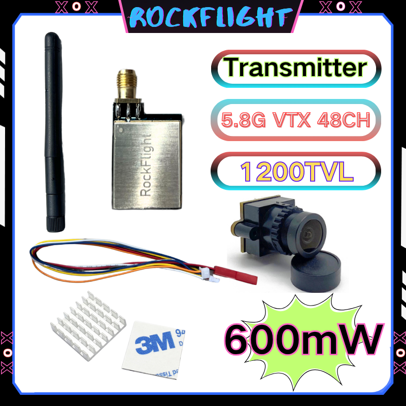 5.8GHz 48CH launcher 600mW Vid - Drone Racing Transmitter บทวิจารณ์และราคา