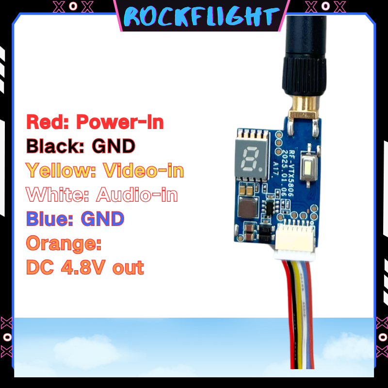 5.8GHz 48CH launcher 600mW Vid - Drone Racing Transmitter บทวิจารณ์และราคา