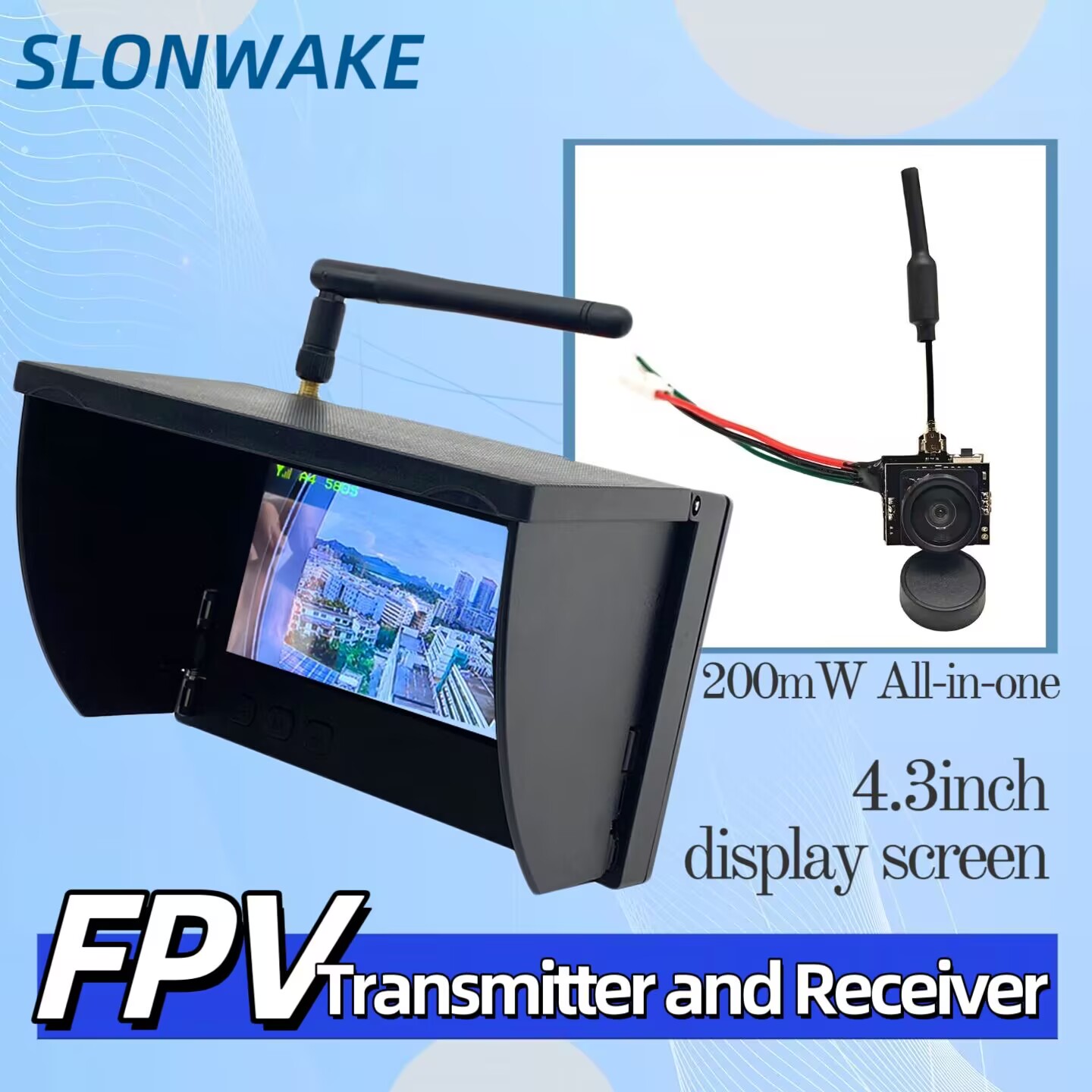 SLONWAKE 5.8G Analog Video Tra - Drone Racing Transmitter บทวิจารณ์และราคา