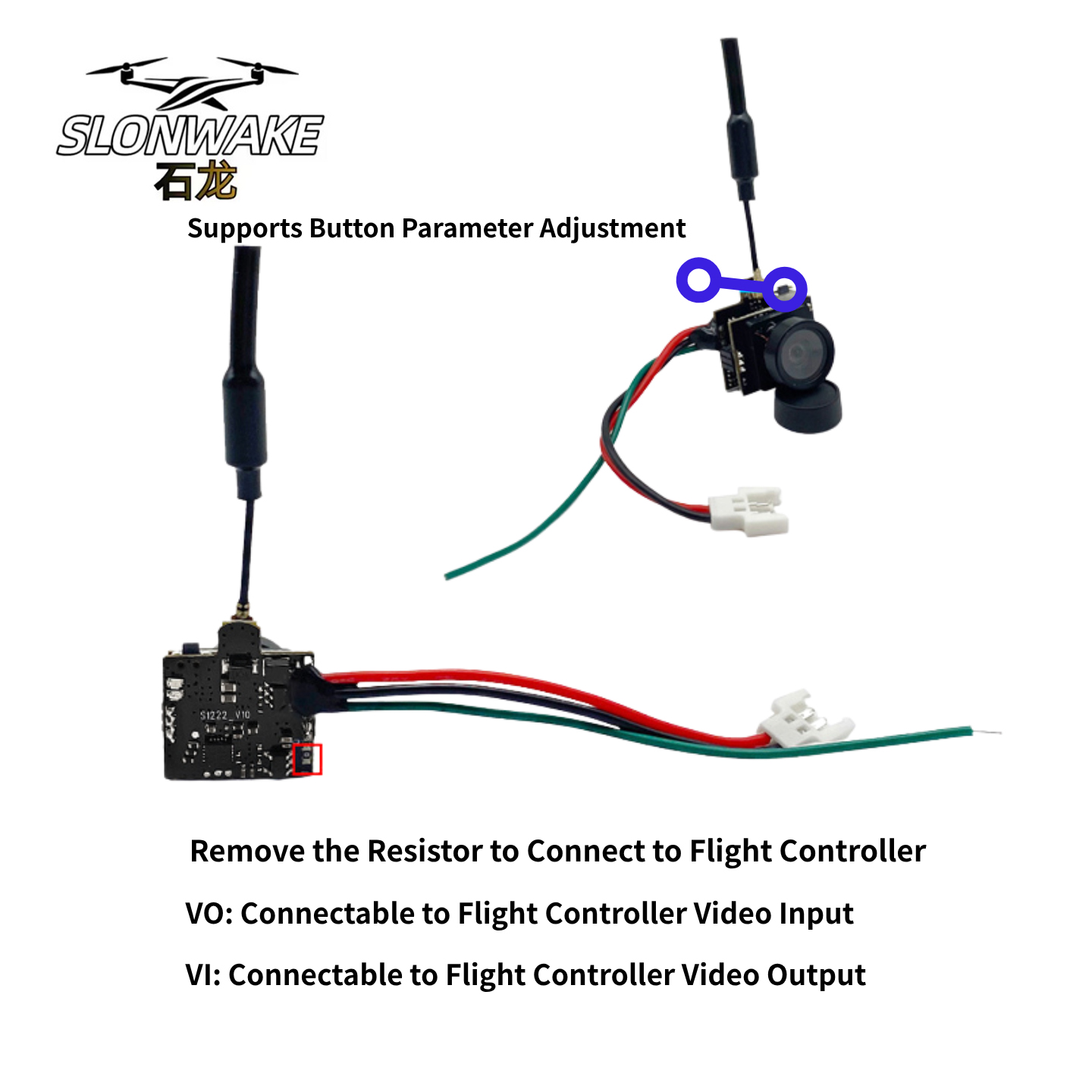 SLONWAKE 5.8G Analog Video Tra - Drone Racing Transmitter บทวิจารณ์และราคา