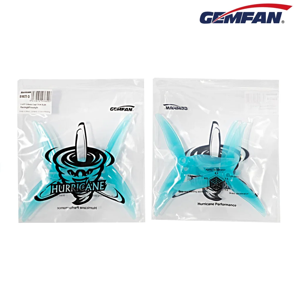 10Pairs (10CW + 10CCW) Gemfan  - Drone Racing Propeller บทวิจารณ์และราคา
