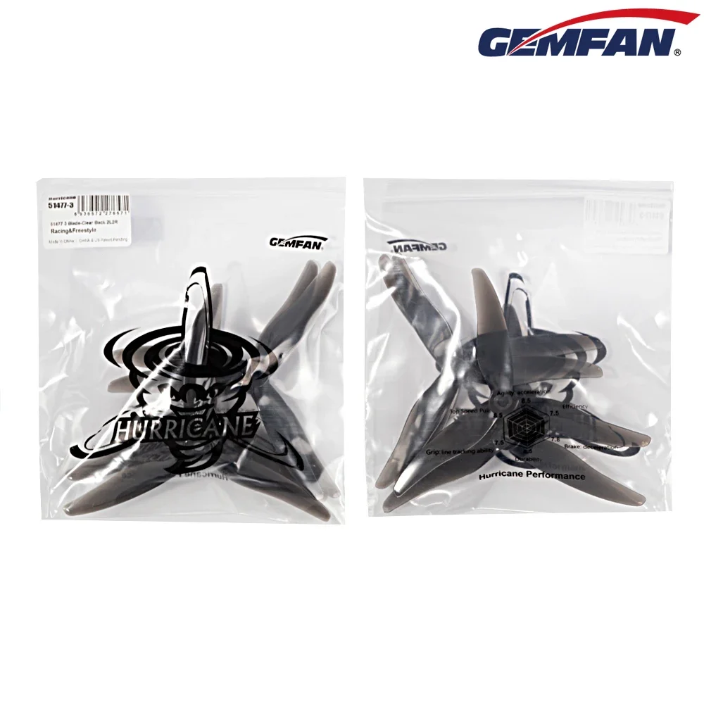 10Pairs (10CW + 10CCW) Gemfan  - Drone Racing Propeller บทวิจารณ์และราคา