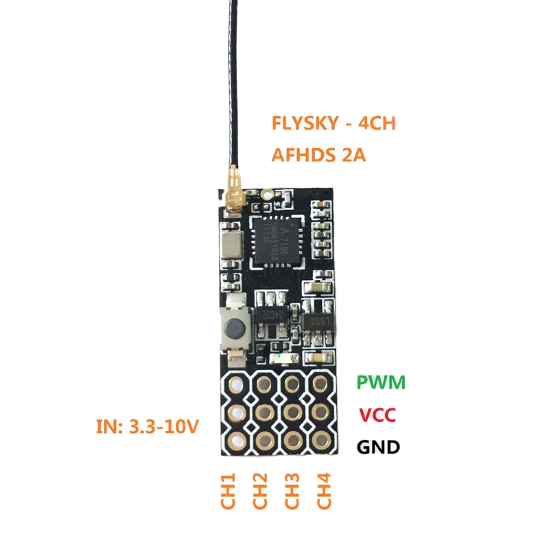 Flysky FS2A Mini Receiver 4CH  - Drone Racing Receiver บทวิจารณ์และราคา
