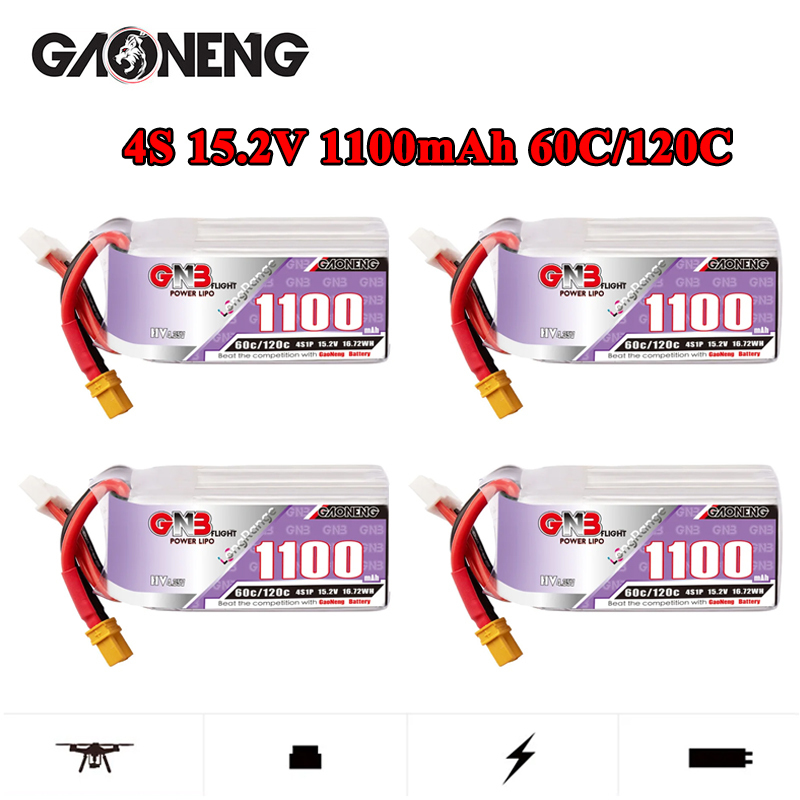 GNB 4S 1100mAh 60C/120C HV Lip - Drone Racing Battery บทวิจารณ์และราคา
