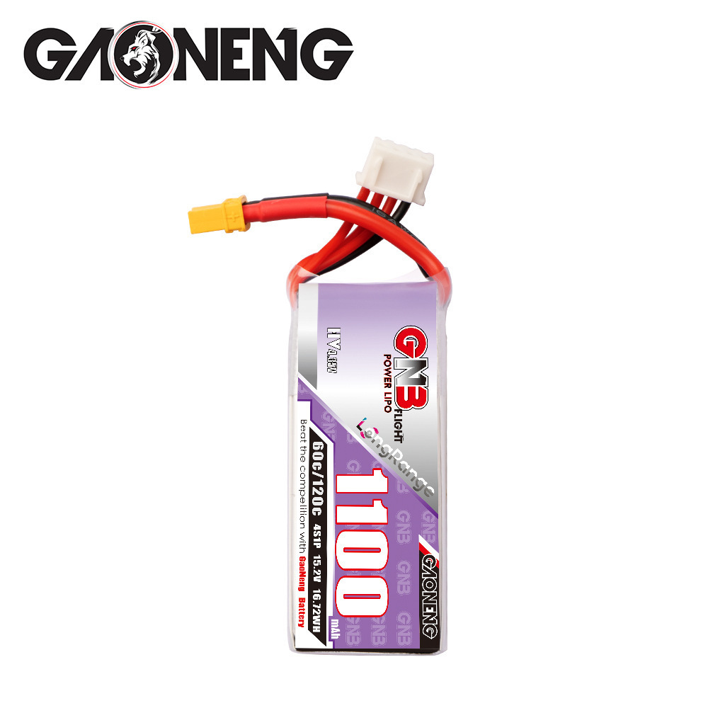 GNB 4S 1100mAh 60C/120C HV Lip - Drone Racing Battery บทวิจารณ์และราคา