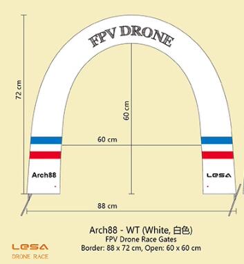 Arch88 Car Racing Gate Kit - 8 - Drone Racing Flag บทวิจารณ์และราคา