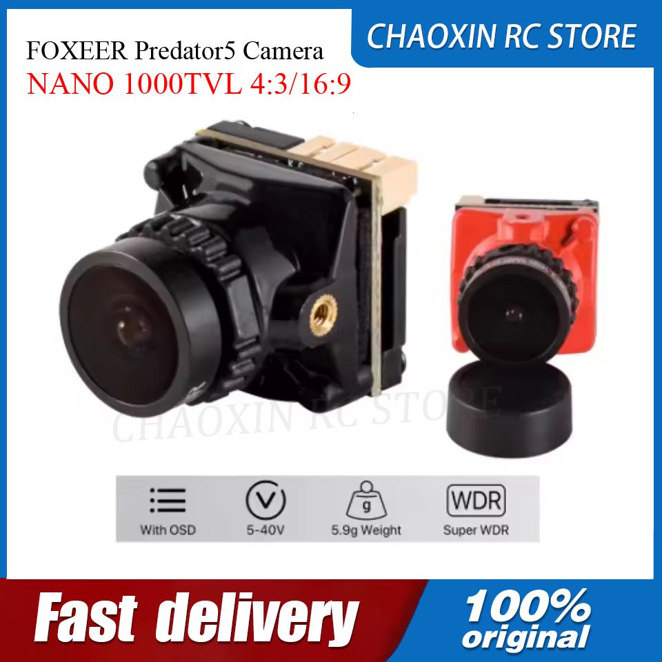 FOXEER Predator5 Camera NANO 1 - Drone Racing Battery บทวิจารณ์และราคา