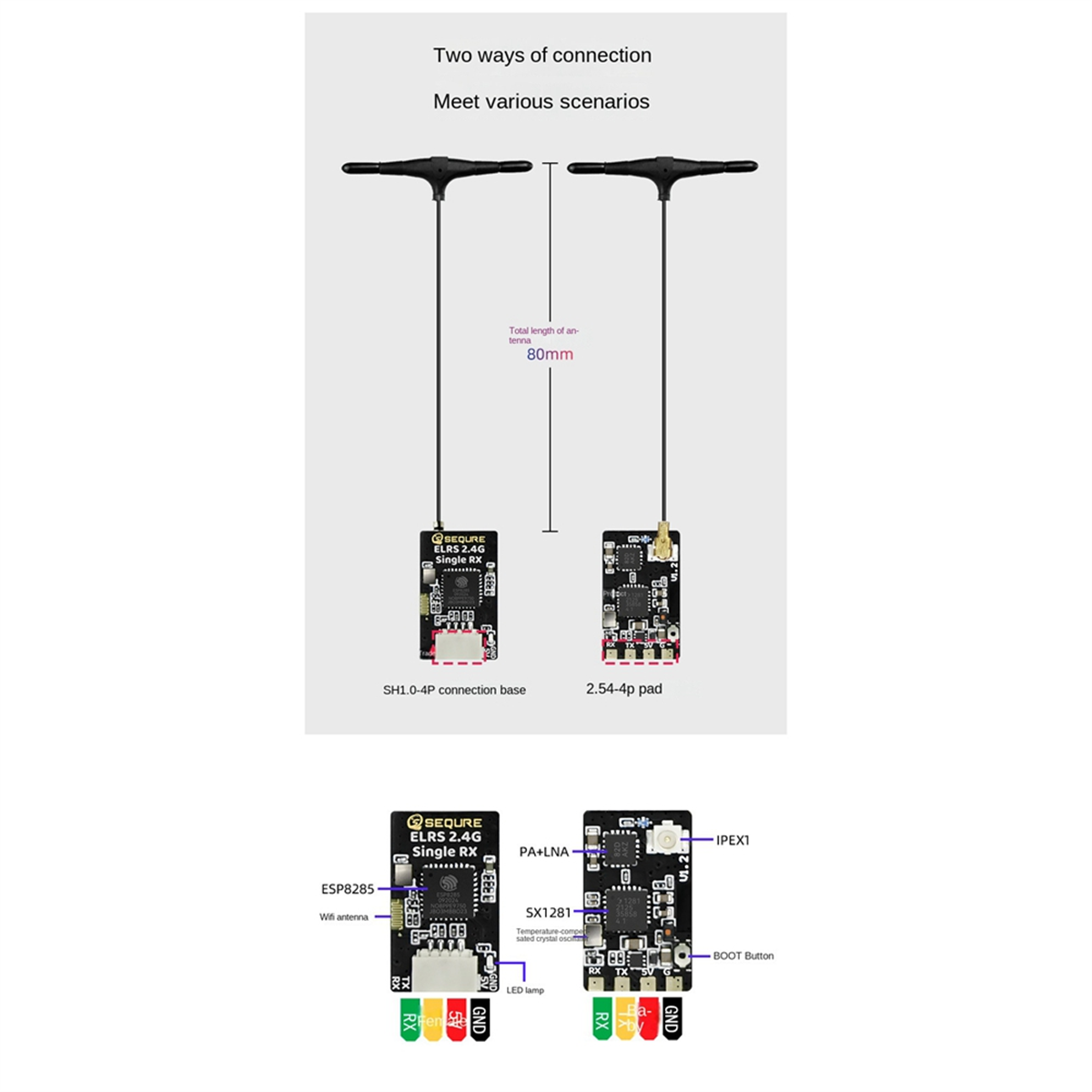 A56G-SEQURE ELRS 2.4GHz Single - Drone Racing Charger บทวิจารณ์และราคา