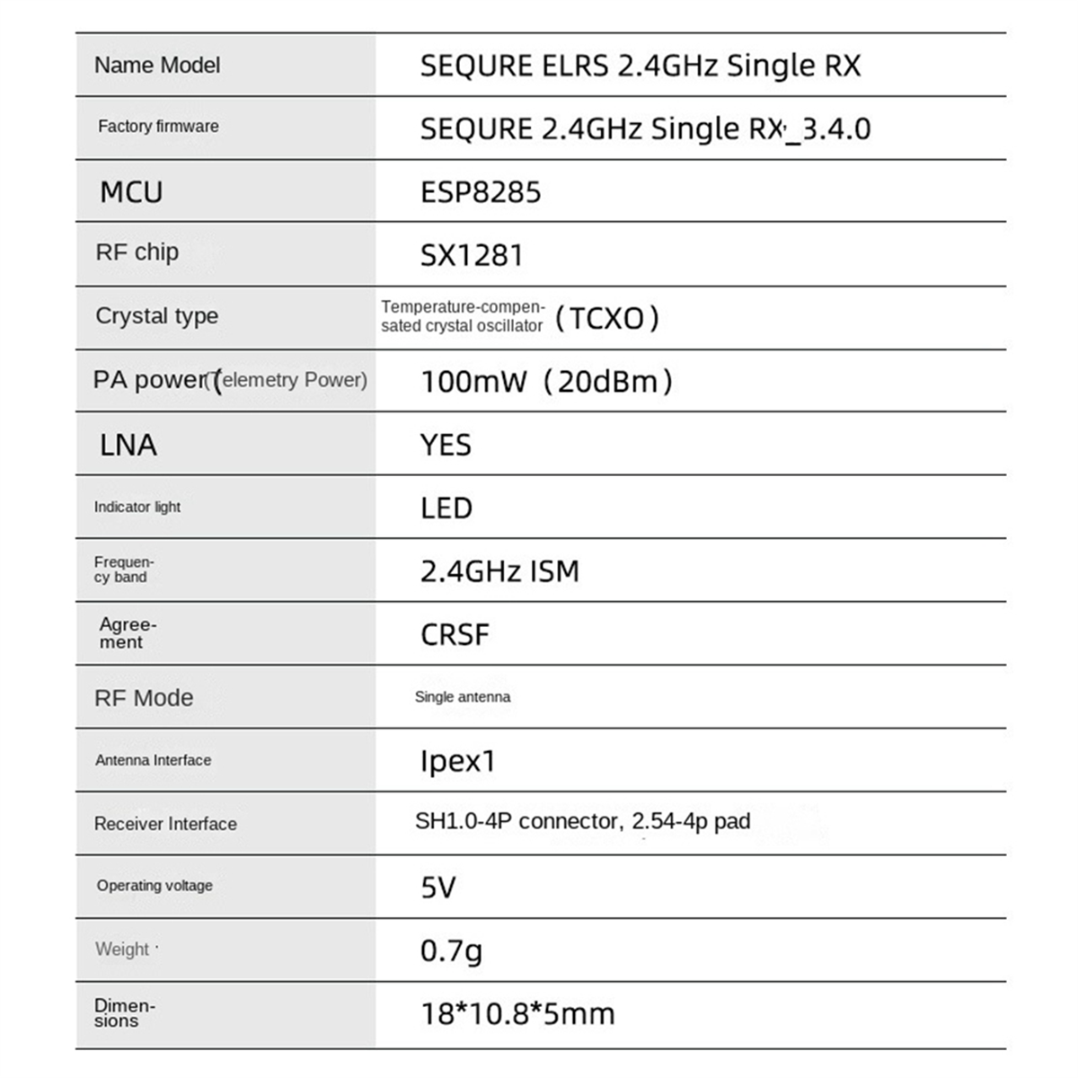 A56G-SEQURE ELRS 2.4GHz Single - Drone Racing Charger บทวิจารณ์และราคา