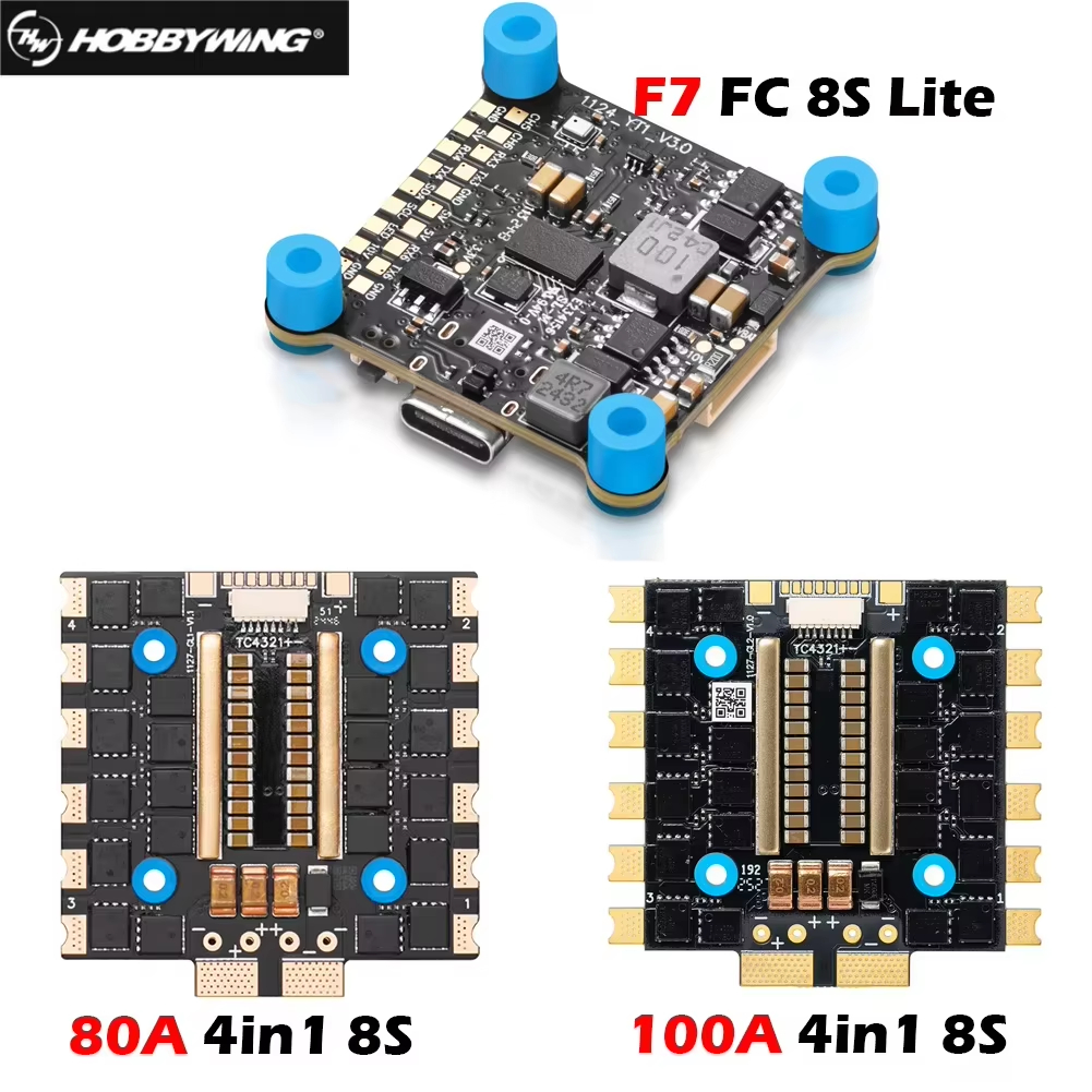 HobbyWing XRotor 80A  100A 4in - Drone Racing Flight Controller บทวิจารณ์และราคา