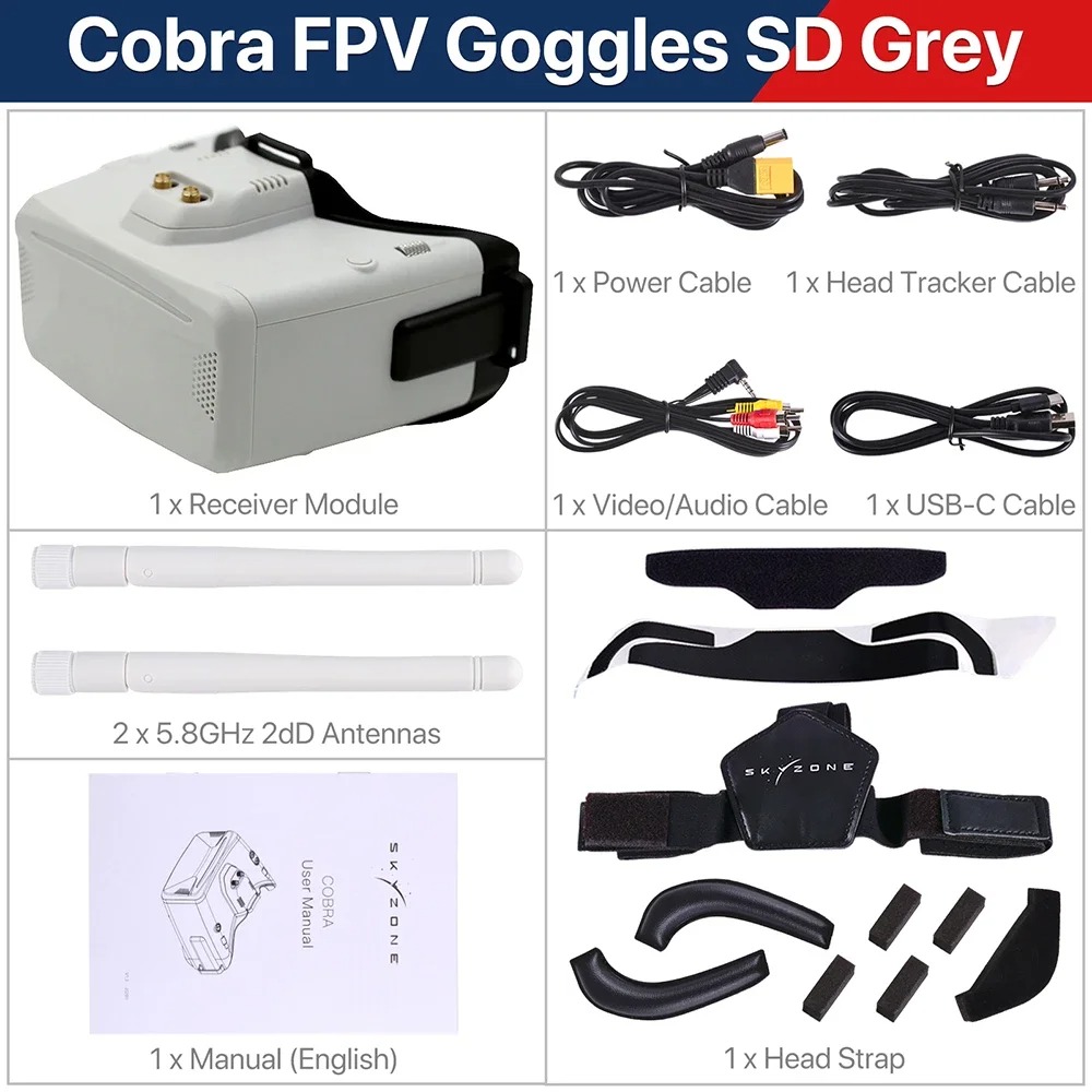SKYZONE Cobra S X SD FPV Video - Drone Racing Gate บทวิจารณ์และราคา