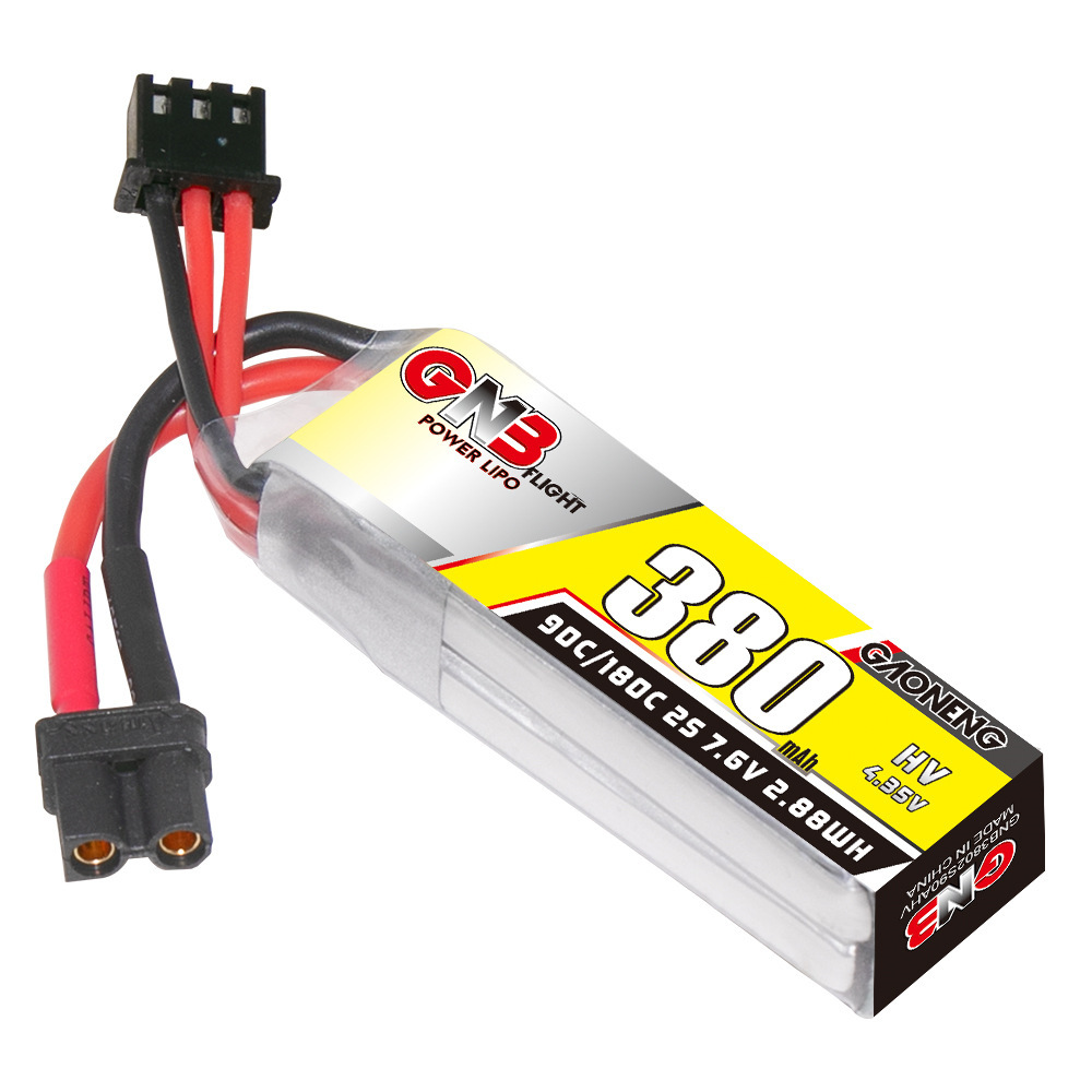 GNB 2S 7.6V 380mAh 90C/180C Li - Drone Racing Battery บทวิจารณ์และราคา