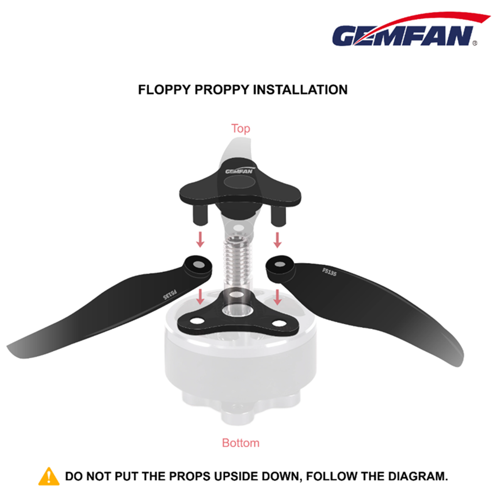 Folding Propeller 5135 Gemfan  - Drone Racing Esc บทวิจารณ์และราคา