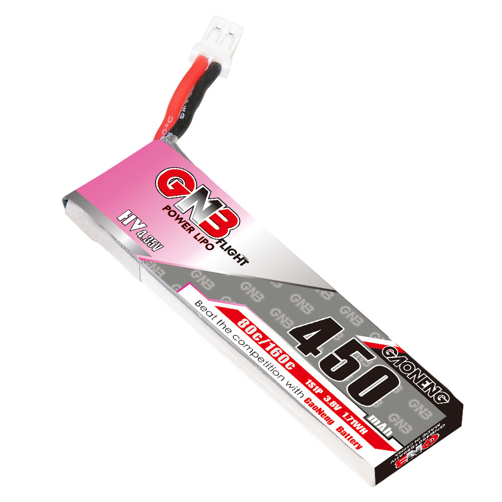 GNB HV 1S 3.8V 450mAh 80C/160C - Drone Racing Battery บทวิจารณ์และราคา