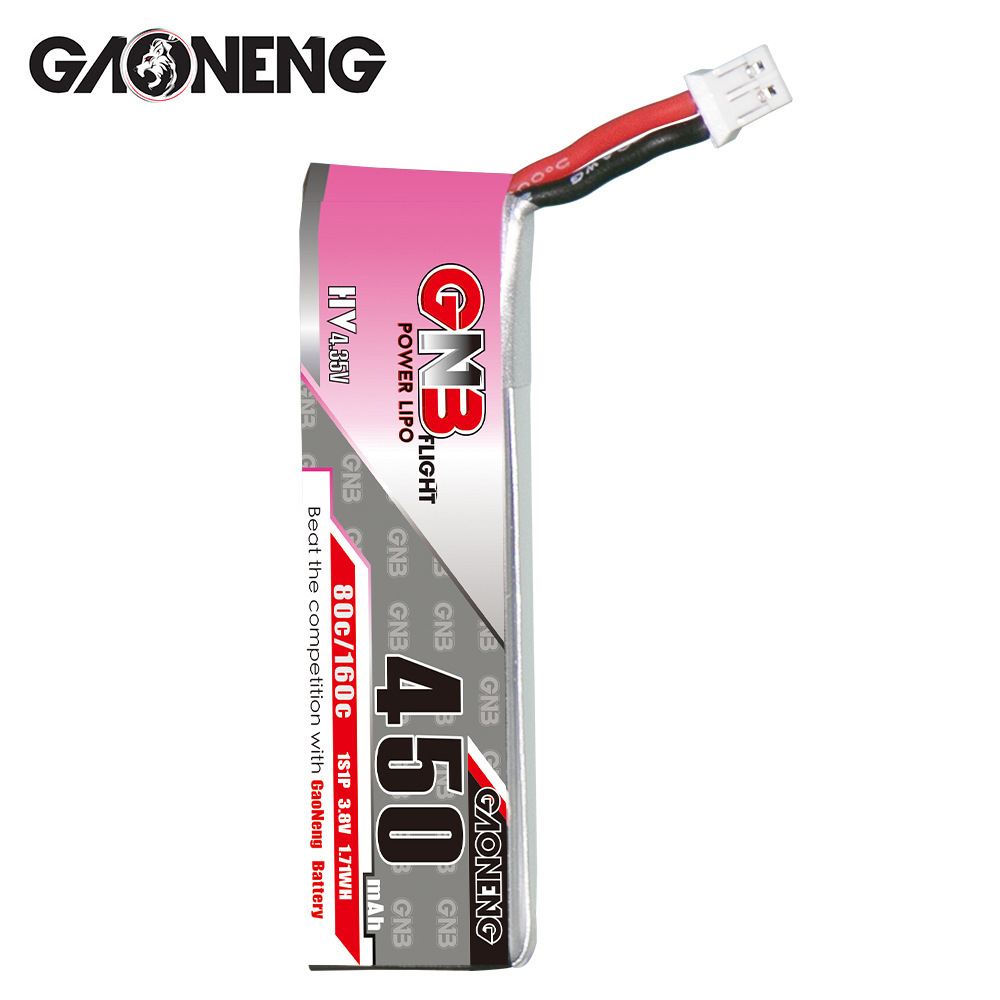GNB HV 1S 3.8V 450mAh 80C/160C - Drone Racing Battery บทวิจารณ์และราคา