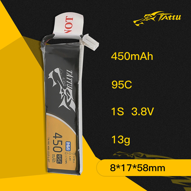 3Pcs NEW TATTU 450/500/550mAh  - Drone Racing Battery บทวิจารณ์และราคา