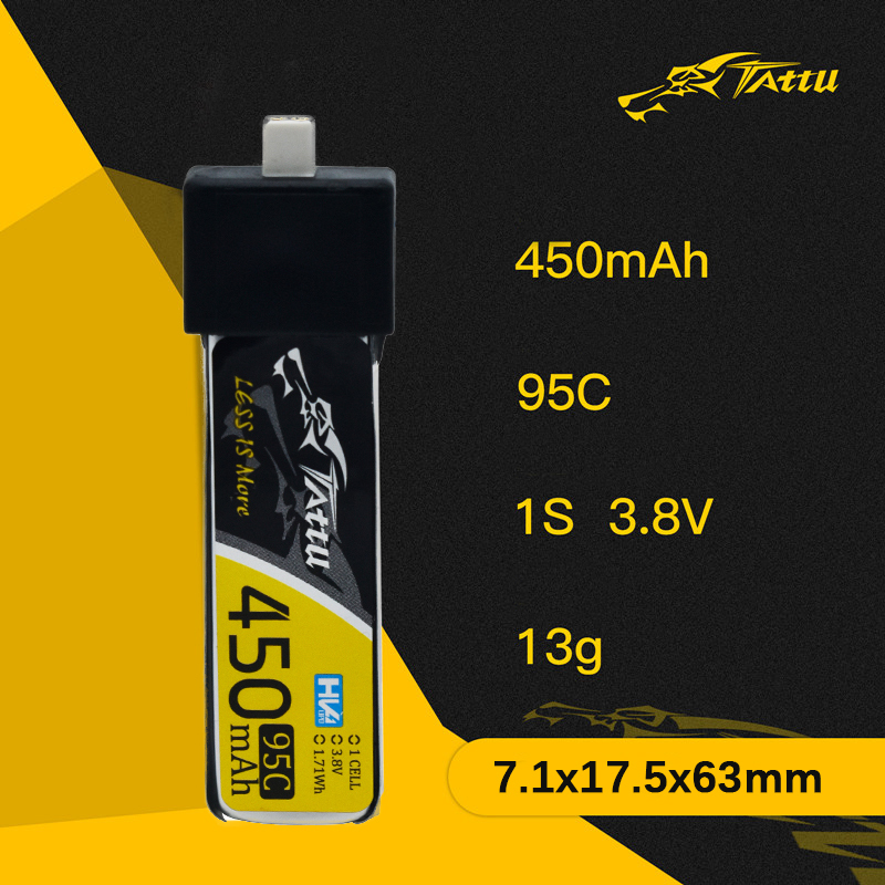 3Pcs NEW TATTU 450/500/550mAh  - Drone Racing Battery บทวิจารณ์และราคา