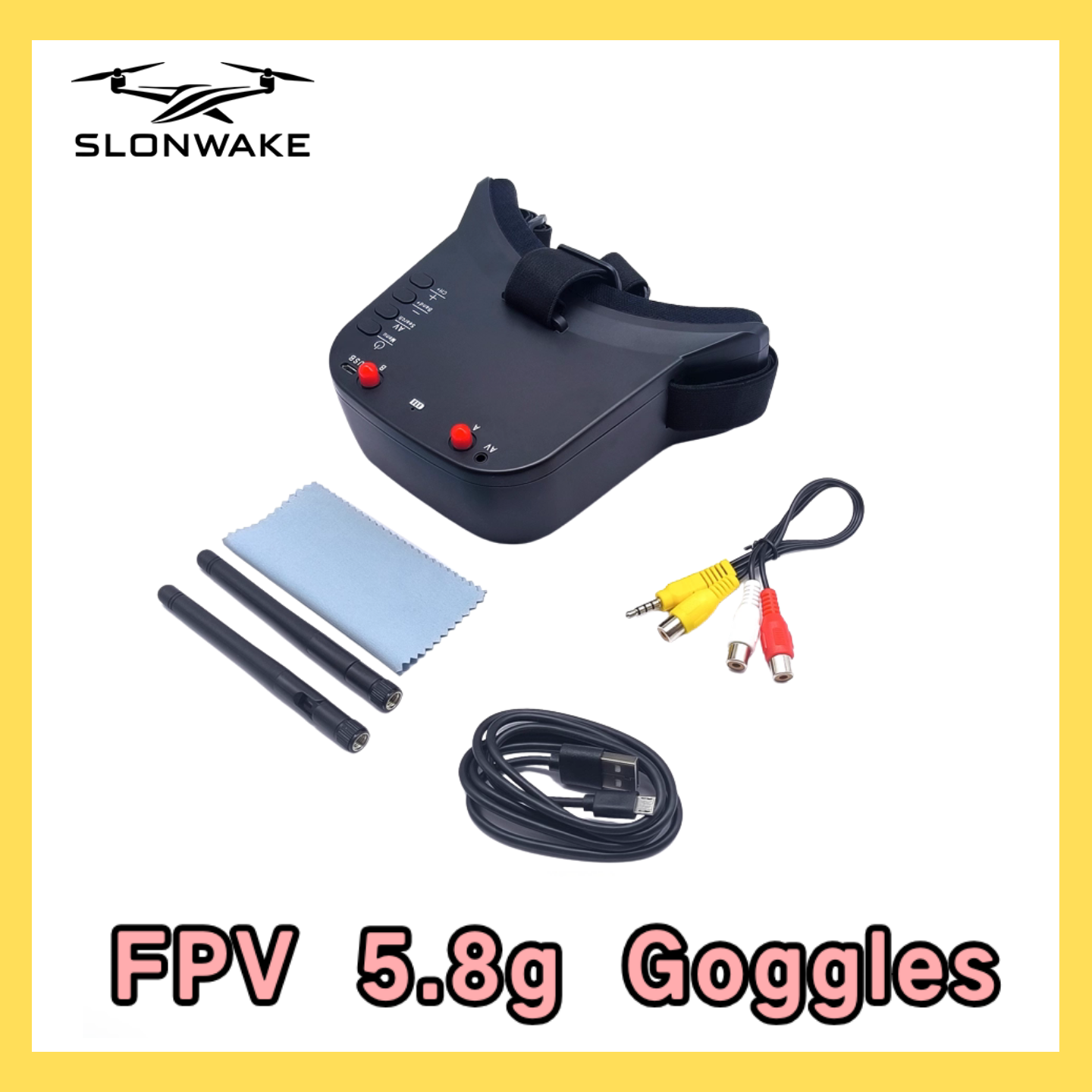 SLONWAKE 5.8G 48CH FPV 400mw V - Drone Racing Transmitter บทวิจารณ์และราคา