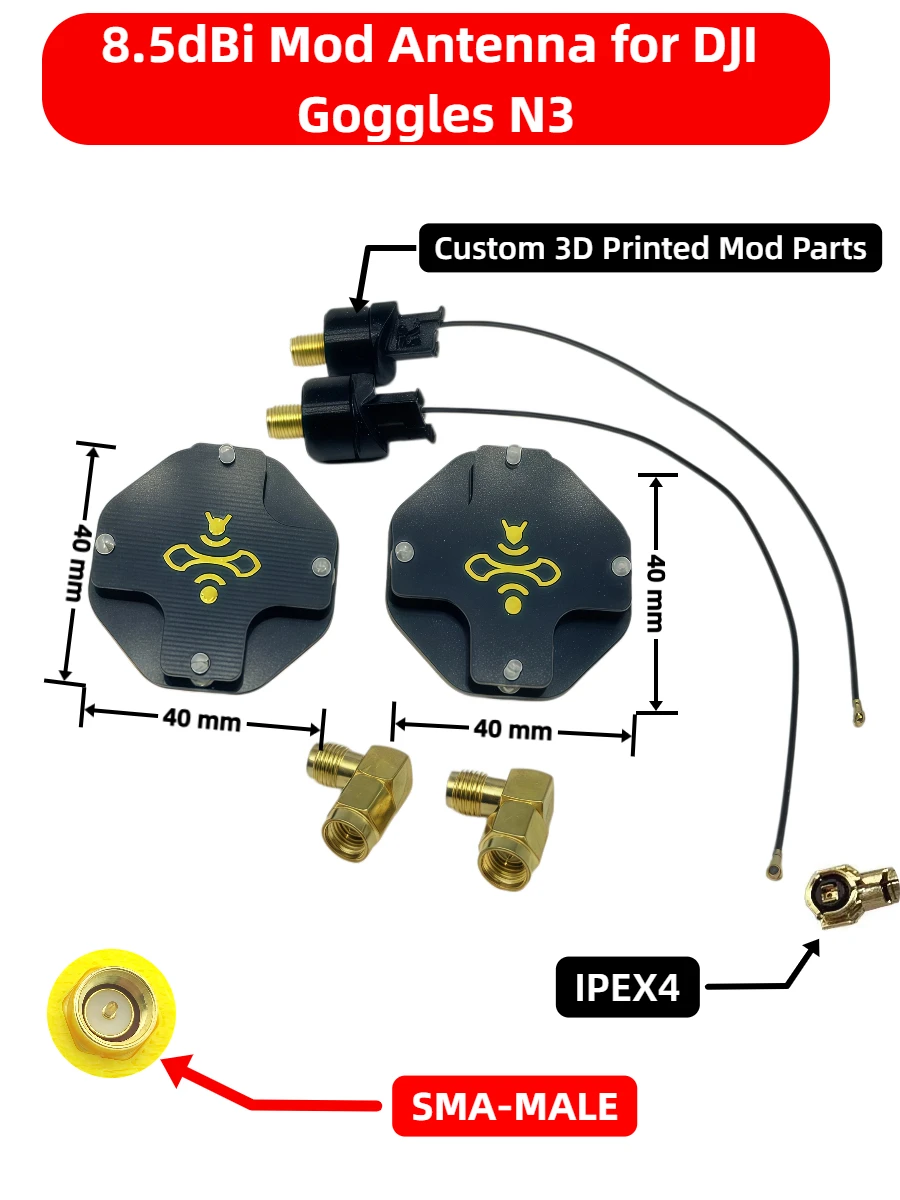 8.5dBi LHCP FPV Patch Antenna  - Drone Racing Goggles บทวิจารณ์และราคา