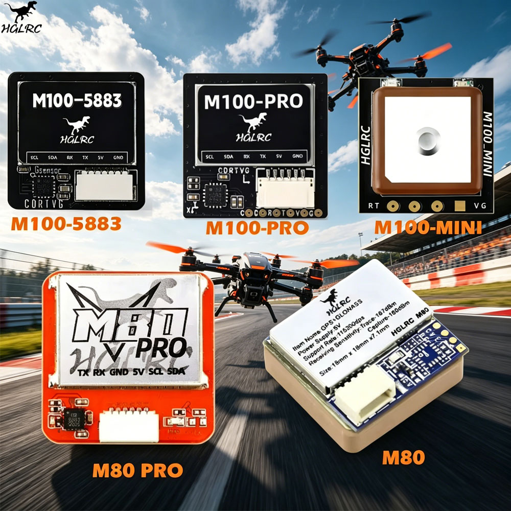 HGLRC M100-5883 GPS/ M100-PRO  - Drone Racing Flight Controller บทวิจารณ์และราคา