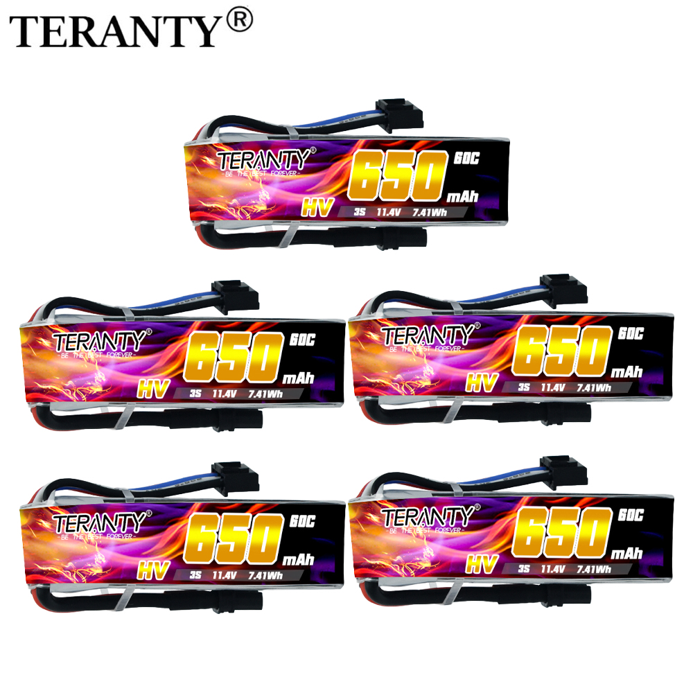 1/2/5/8pcs TERANTY 650mAh 3S 1 - Drone Racing Battery บทวิจารณ์และราคา