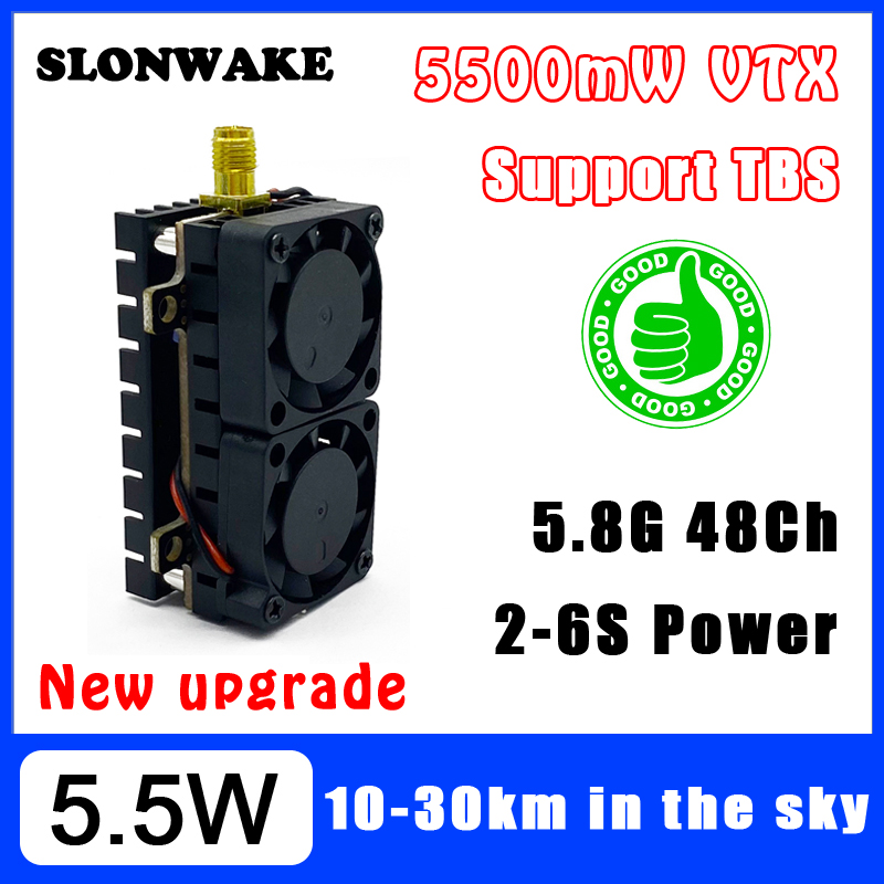 Long Range 5.8GHz 5.5W Video T - Drone Racing Transmitter บทวิจารณ์และราคา