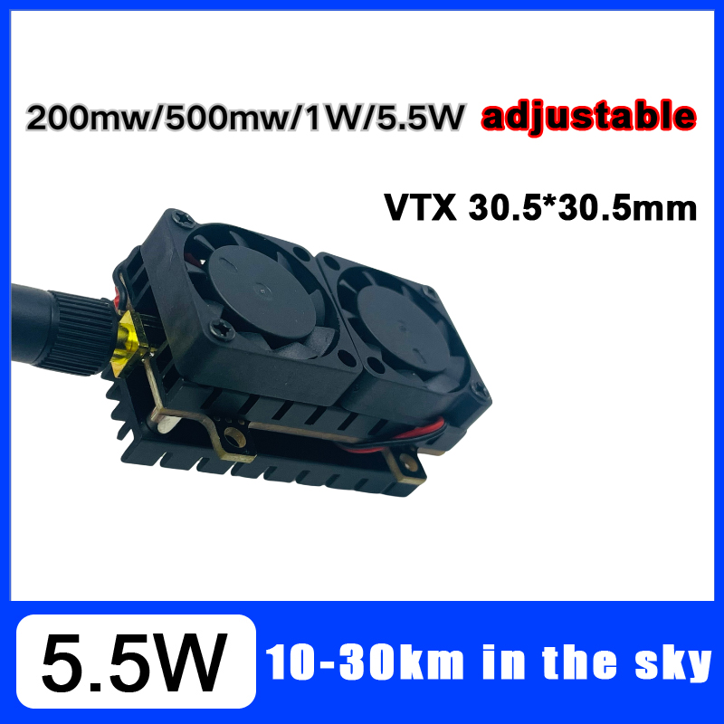 Long Range 5.8GHz 5.5W Video T - Drone Racing Transmitter บทวิจารณ์และราคา