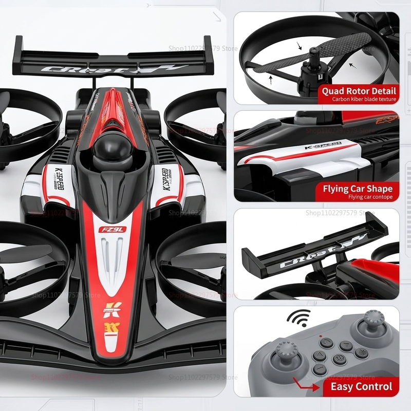 Mini RC Flying Car Transformab - Drone Racing Flight Controller บทวิจารณ์และราคา
