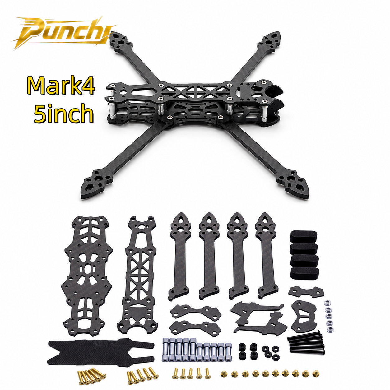 Mark4 5inch FPV Carbon Fiber F - Drone Racing Frame บทวิจารณ์และราคา
