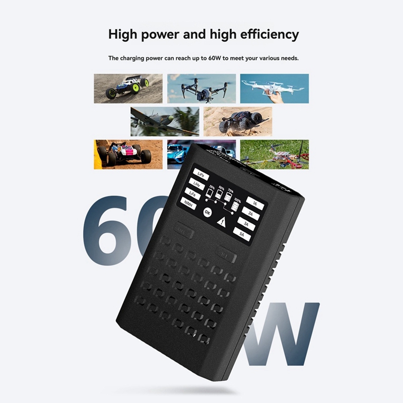 60W Battery Charger Lithium Ba - Drone Racing Charger บทวิจารณ์และราคา