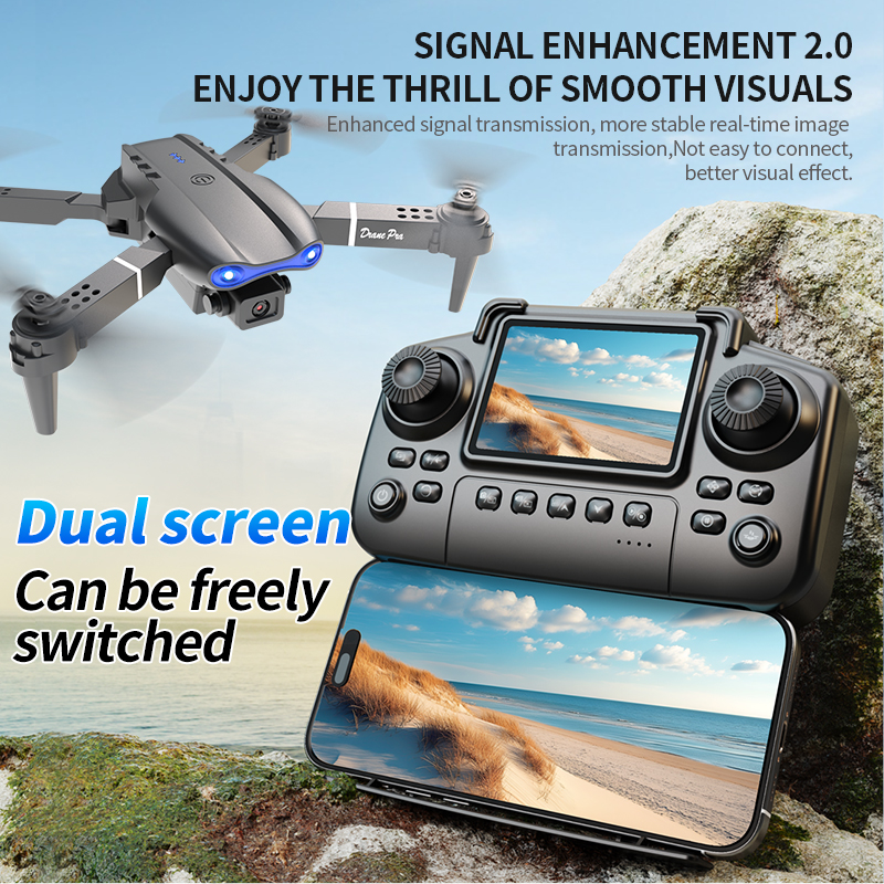 E99 PRO Drone Screen Control A - Drone Racing Camera บทวิจารณ์และราคา